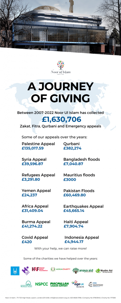 A Journey of giving
